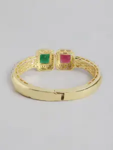 Anouk Gold-Plated American Diamond Bangle-Style Bracelet