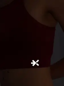 HRX by Hrithik Roshan Seamless Full Coverage Lightly Padded Rapid-Dry Yoga Bra