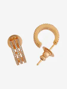 Kushal's Fashion Jewellery Gold-Plated Cubic Zirconia Embellished Bridal Finger Ring