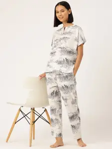 ETC Conversational Printed Pure Cotton Night Suit