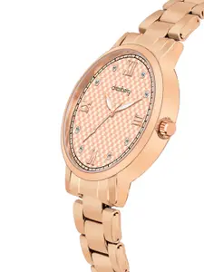 DressBerry Women Embellished Analogue Watch & Bracelet Gift Set