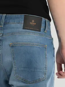 Snitch Men Smart Slim Fit Light Fade Stretchable Jeans