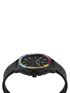 PHILIPP PLEIN Men Brass Embellished Dial & Straps Analogue Watch PWSAA0923