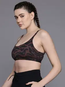 ADIDAS Abstract Printed Bra Medium Coverage Lightly Padded