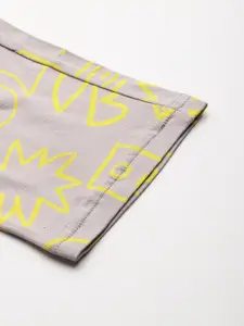 Leading Lady Conversational Printed Mid Rise Cotton Lounge Pants