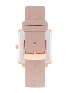 Nine West Women Dial & Leather Straps Analogue Watch NW-2922RGPK