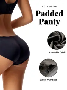 CareDone Pack of 2 Women High Rise Breathable Padded Butt Enhancing Lifter Shapewear