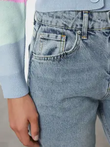Trendyol Women Low Distress Light Fade Jeans