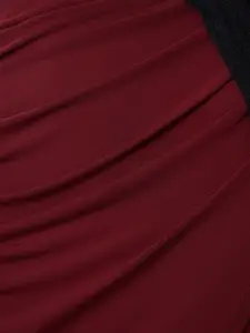 Trendyol Elastic Waist Wrap Maxi Skirt