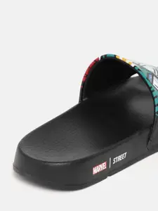 MARVEL STREET Men Marvel Superheroes Printed Sliders