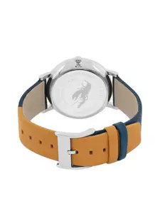 Ted Baker Men Dial & Leather Straps Analogue Watch - TE50274001