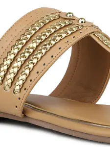Inc 5 Women Embellished One Toe Flats