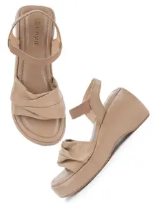 Lavie Textured Platform Sandals with Bows