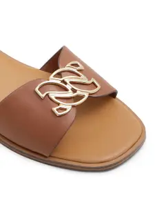 ALDO Women Solid Open Toe Flats