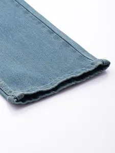 Flying Machine Men Slash Slim Tapered Fit Light Fade Stretchable Jeans