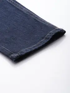 Flying Machine Men Mankle Relaxed Tapered Fit High Rise Light Fade Stretchable Jeans