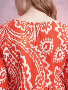 DressBerry Floral Print Empire Pure Cotton Top