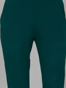 Soie Women Mid Rise Ankle Length Supersoft Lounge Pants with Pockets