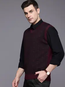 Raymond Contemporary Fit V-Neck Sweater Vest