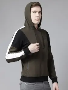 Park Avenue Colourblocked Hooded Sweatshirt