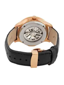 Mathey-Tissot Men Dial & Leather Straps Analogue Automatic Watch MC1886SKPN