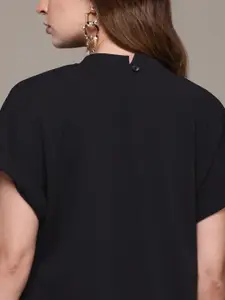 bebe Soft Romance Studded A-Line Mini Dress