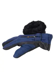 TEEMOODS Men Patterned Winter Gloves