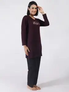 Duchess Women Printed Night suit