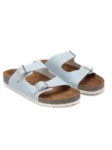 DressBerry Women Open Toe Flats with Buckles