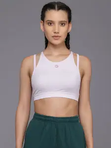 HRX by Hrithik Roshan Styled Back Medium Coverage Lightly Padded Workout Bra KY018_03