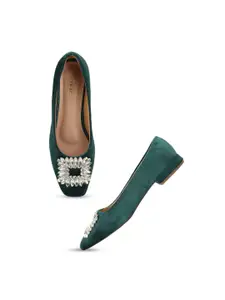 Lavie Women Party Square Toe Slip-On Ballerinas Flats