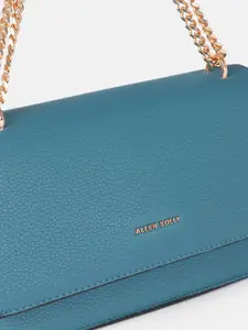 Allen Solly Textured Satchel with Chain Strap