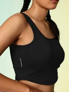 HRX by Hrithik Roshan Lightly Padded Rapid-Dry Training Bra HR_SS25_W_BA_KT062_03_B