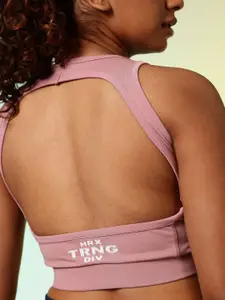 HRX by Hrithik Roshan Lightly Padded Rapid-Dry Training Bra HR_SS25_W_BA_KT061_03_C