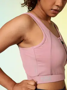 HRX by Hrithik Roshan Lightly Padded Rapid-Dry Training Bra HR_SS25_W_BA_KT063_03_B