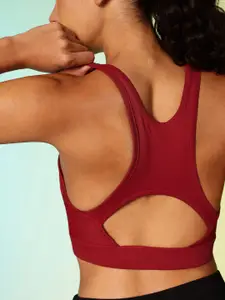 HRX by Hrithik Roshan Printed Lightly Padded Rapid-Dry Training Bra