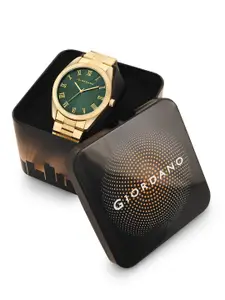 GIORDANO Men Stainless Steel Straps Water Resistant Analogue Watch GZ-50112-33