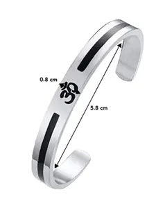 Peora Set of 2 Silver-Plated Cuff Bracelet