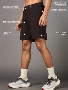 CULT Men Loose Fit Mid-Rise Running Sports Shorts