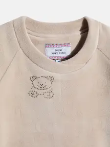 Monte Carlo Kids Girls Embellished Sweatshirt