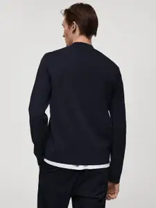 MANGO MAN Half-Zipper Pullover