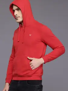 Allen Solly Solid Hooded Sweatshirt