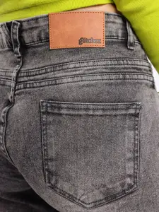 glitchez Women Bootcut Heavy Fade Stretchable Jeans