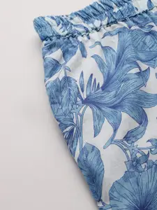 ETC Floral Printed Pure Cotton Night Suit