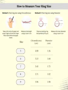 AQUASTREET 18k Silver Plated Waterproof Anti Tarnish Irregular Ring