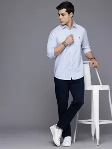 Louis Philippe Sport Super Slim Fit Striped Casual Shirt