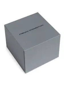 French Connection Women Stainless Steel Bracelet Style Straps Analogue Watch FCN0110RGM