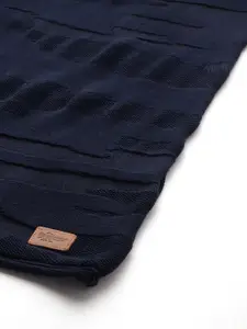 The Roadster Life Co. Pure Cotton Self-Design Pullover Sweater