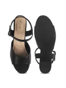 Metro Women Solid Block Pumps