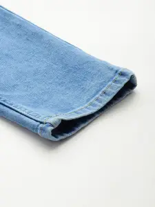 Flying Machine Men Mankle Relax Tapered Fit High-Rise Heavy Fade Stretchable Jeans